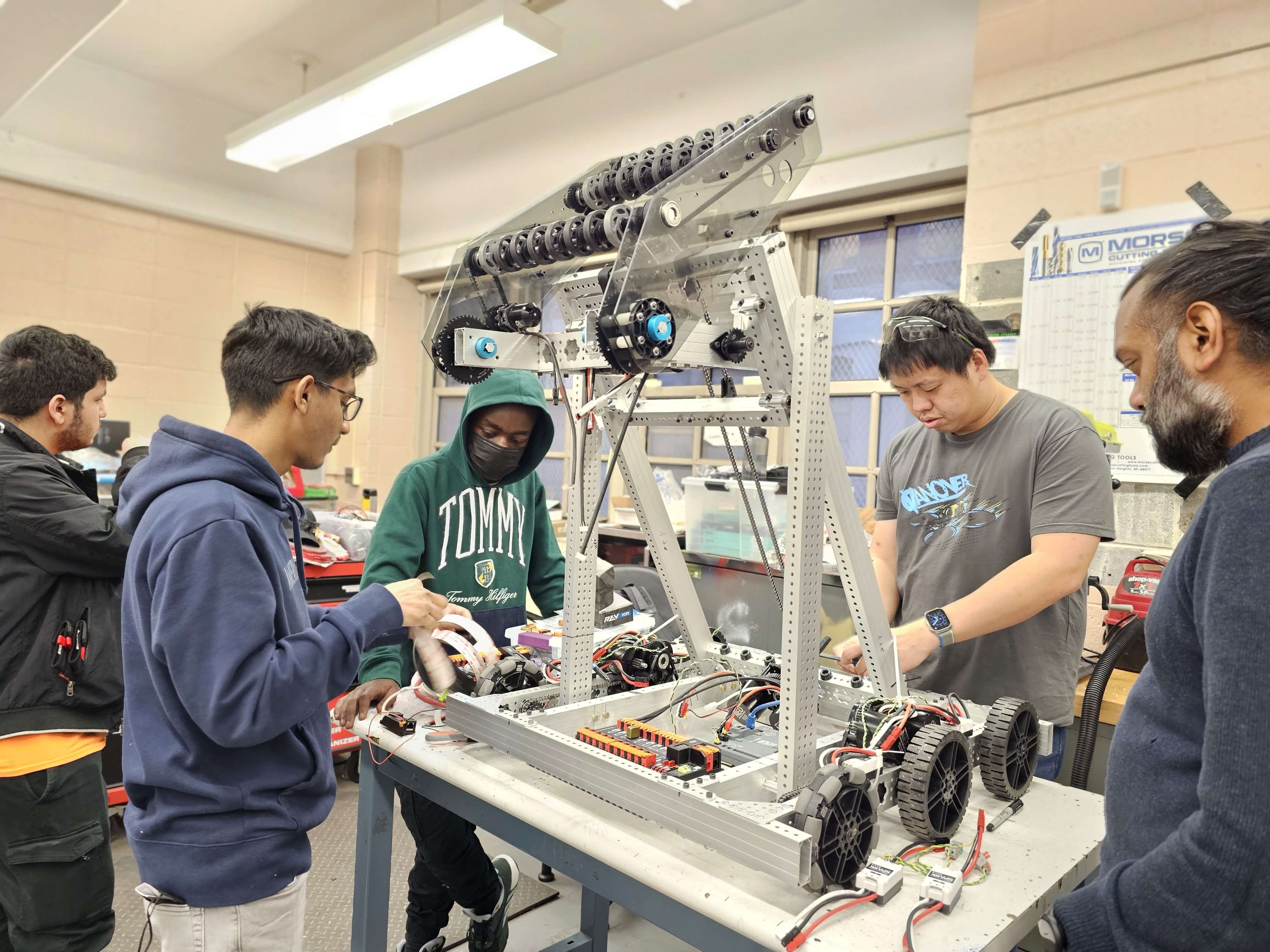 Another photo of the new team working